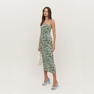 Reformation Ryden Knit Dress Green - Size L